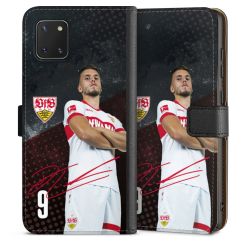 Sideflip mit langer Lasche schwarz