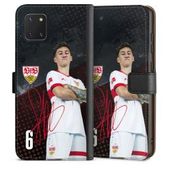 Sideflip mit langer Lasche schwarz