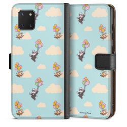 Sideflip mit langer Lasche schwarz