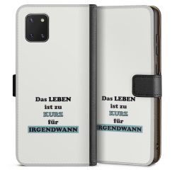 Sideflip mit langer Lasche schwarz