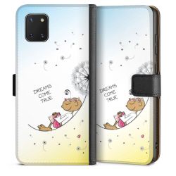 Sideflip mit langer Lasche schwarz