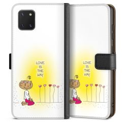 Sideflip mit langer Lasche schwarz