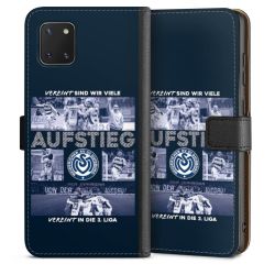 Sideflip mit langer Lasche schwarz