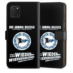 Sideflip mit langer Lasche schwarz