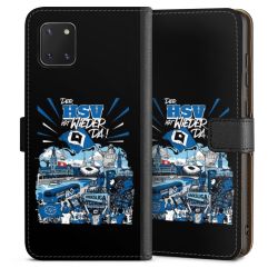 Sideflip mit langer Lasche schwarz