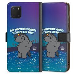 Sideflip mit langer Lasche schwarz