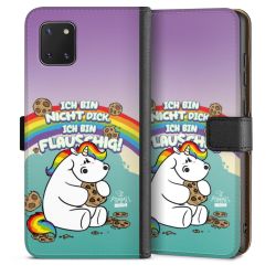 Sideflip mit langer Lasche schwarz