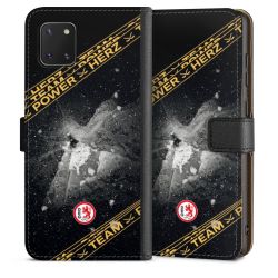 Sideflip mit langer Lasche schwarz