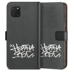 Sideflip mit langer Lasche schwarz