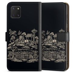 Sideflip mit langer Lasche schwarz