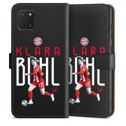 Sideflip mit langer Lasche schwarz