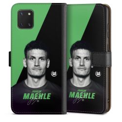 Sideflip mit langer Lasche schwarz