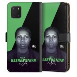 Sideflip mit langer Lasche schwarz