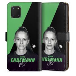 Sideflip mit langer Lasche schwarz