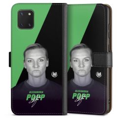 Sideflip mit langer Lasche schwarz