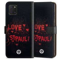 Sideflip mit langer Lasche schwarz