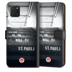 Sideflip mit langer Lasche schwarz