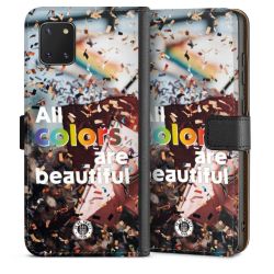 Sideflip mit langer Lasche schwarz