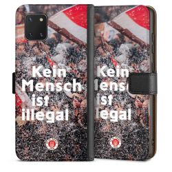 Sideflip mit langer Lasche schwarz