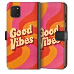 Sideflip mit langer Lasche schwarz