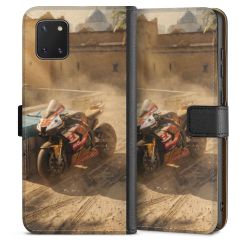 Sideflip mit langer Lasche schwarz