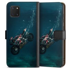 Sideflip mit langer Lasche schwarz