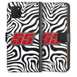 Sideflip mit langer Lasche schwarz