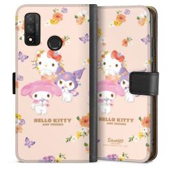 Sideflip mit langer Lasche schwarz