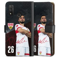 Sideflip mit langer Lasche schwarz