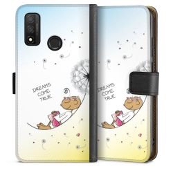 Sideflip mit langer Lasche schwarz