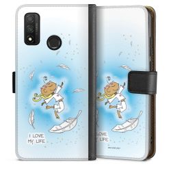 Sideflip mit langer Lasche schwarz