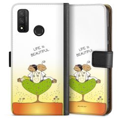 Sideflip mit langer Lasche schwarz