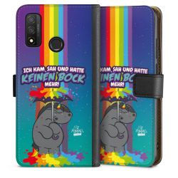 Sideflip mit langer Lasche schwarz