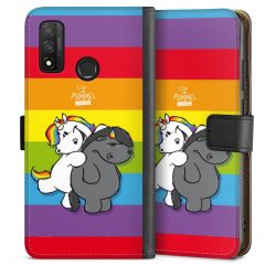 Sideflip mit langer Lasche schwarz