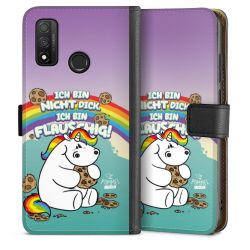 Sideflip mit langer Lasche schwarz