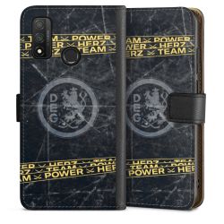 Sideflip mit langer Lasche schwarz