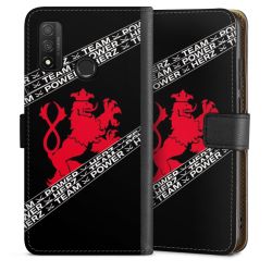 Sideflip mit langer Lasche schwarz