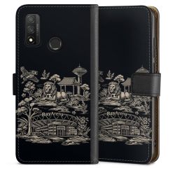 Sideflip mit langer Lasche schwarz