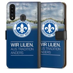 Sideflip mit langer Lasche schwarz