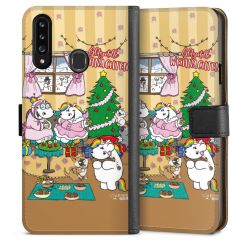 Sideflip mit langer Lasche schwarz