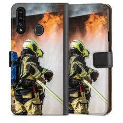 Sideflip mit langer Lasche schwarz