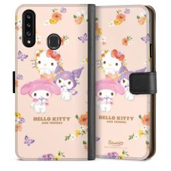 Sideflip mit langer Lasche schwarz