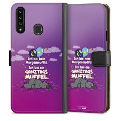 Sideflip mit langer Lasche schwarz