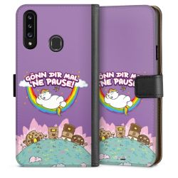 Sideflip mit langer Lasche schwarz