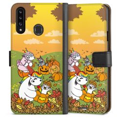 Sideflip mit langer Lasche schwarz