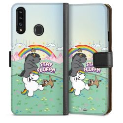 Sideflip mit langer Lasche schwarz