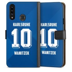 Sideflip mit langer Lasche schwarz