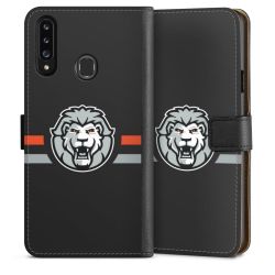 Sideflip mit langer Lasche schwarz