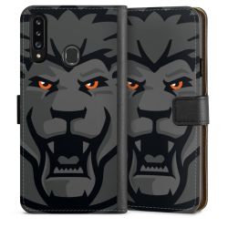 Sideflip mit langer Lasche schwarz