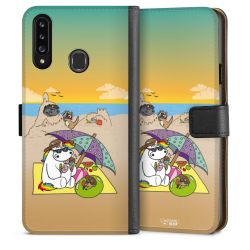 Sideflip mit langer Lasche schwarz